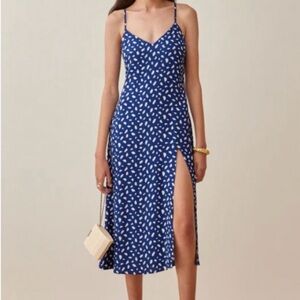 Reformation Printed Midi Length Dress